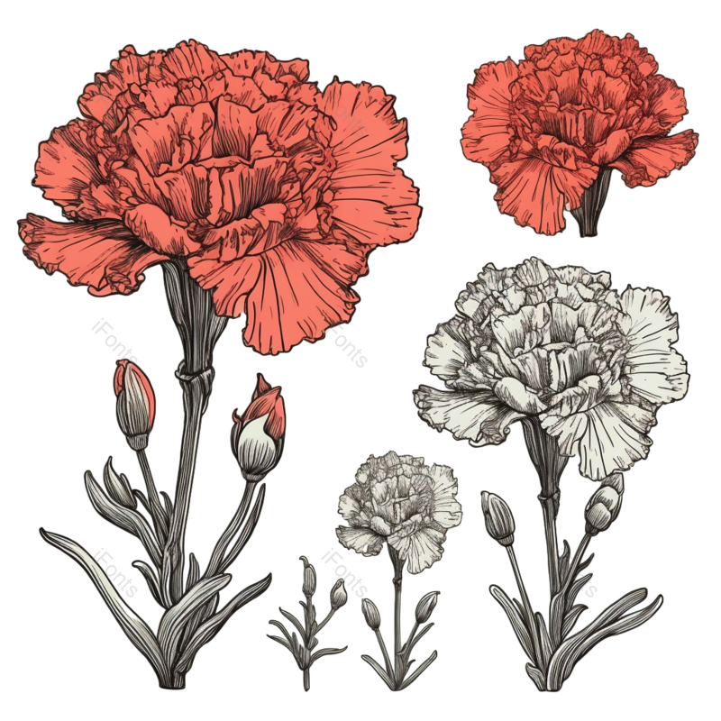 花朵背景图片,花朵素材元素,花朵边框PNG,免抠素材